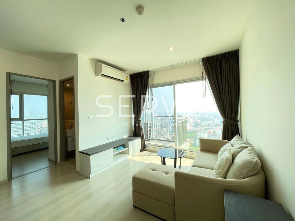 2 Beds Fully Furnished  City View  Good Location Close To MRT Huai Khwang @ Life Ratchadapisek