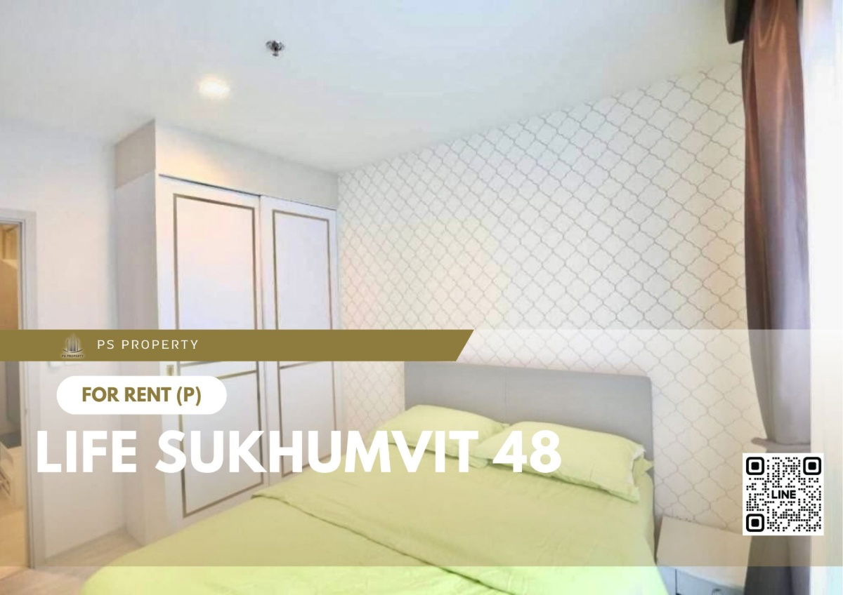 For rent 📍 Life Sukhumvit 48 📍 Fully furnished and equipped with electrical appliances, near BTS Phra Khanong