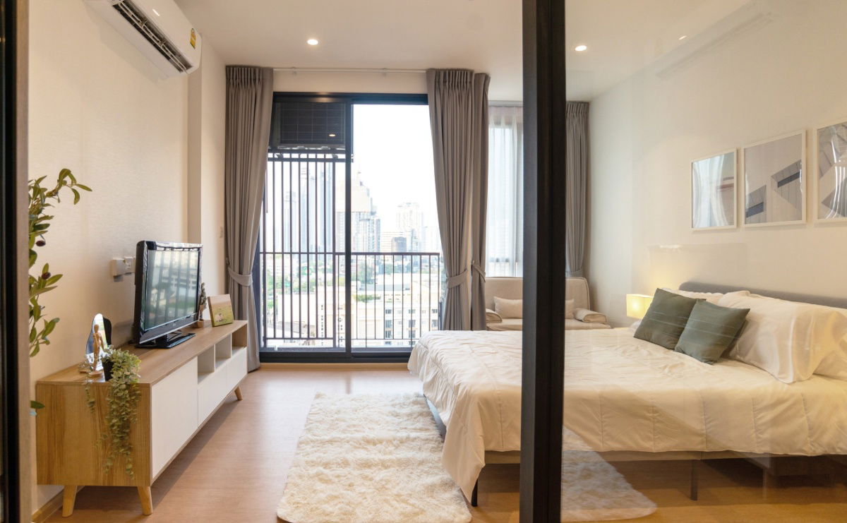 for rent Maru Ekkamai. Studio 30sqm. Pets ok! Line id: @pfagent