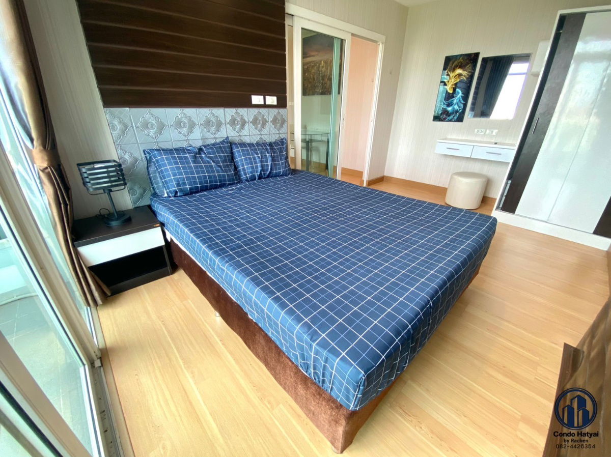 For rent: The Best Condo, 1 bedroom, good location, near the university, 45 sq m, 7th floor, spacious room, no noise, rent 8,500 baht/month