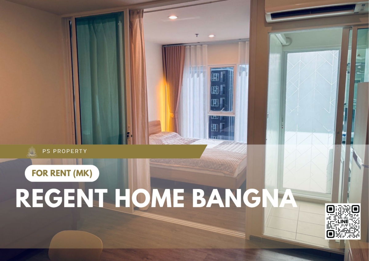 For rent ✨ Regent home bangna ✨ Fully furnished and equipped with electrical appliances, near BTS Bangna