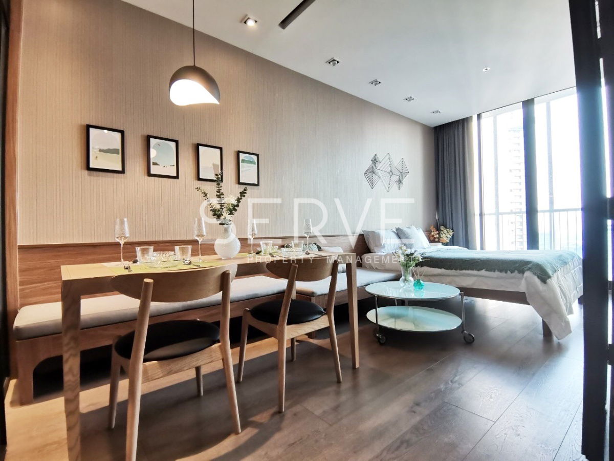 🔥Best Deal 18K🔥 - Studio Nice Decorate High Fl. 25+ River view BTS Phrom Phong at Park 24 or Park Origin Phrom Phong Condo/ Condo For Rent