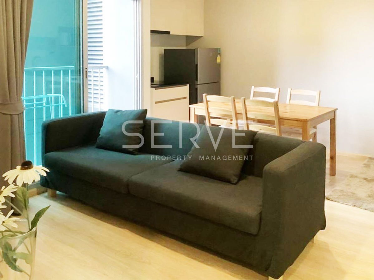 Corner unit 2 Beds High Floor Good Location Ratchada Area Next to MRT Thailand Cultural Centre 80m. @ Noble Revolve Ratchada 1