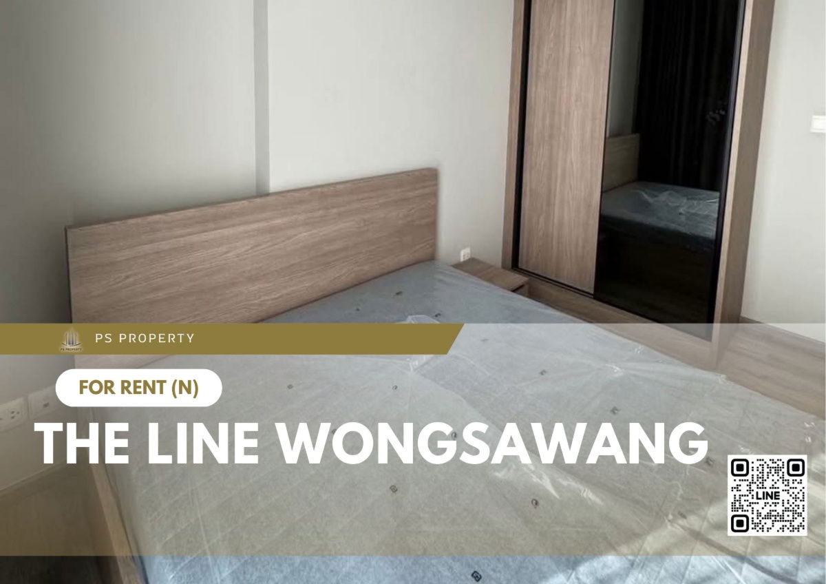 For rent 🔥 THE LINE Wongsawang 🔥 Fully furnished and equipped with electrical appliances, near MRT Wongsawang