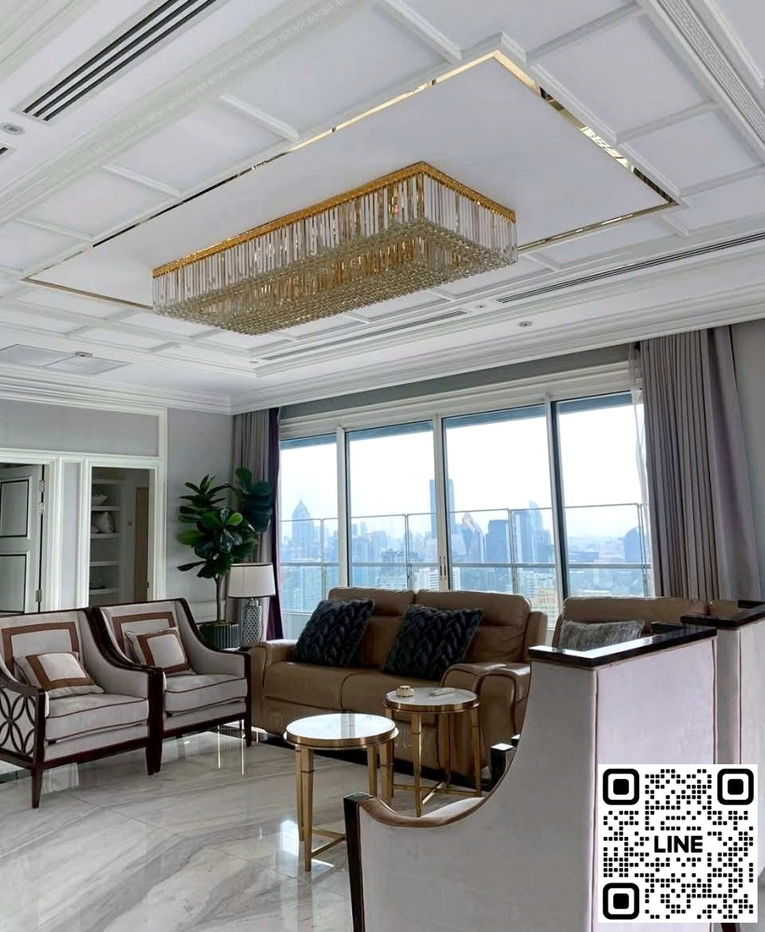 TA6302📲LineID @556ryccg💎Penthouse 5 Bedroom 274.74 ตรม ชั้น 42 Q Asoke-Phetchaburi เฟอร์ครบ ใกล้ MRT เพชรบุรี