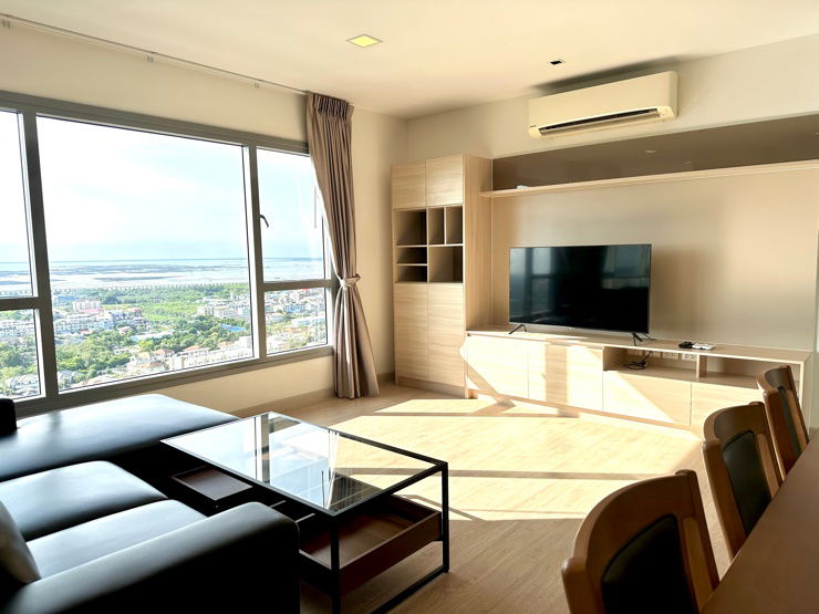 For rent: Casalunar mesto 2 bedrooms, 2 bathrooms, 25th floor, sea view, 67 sq m, ready to move in