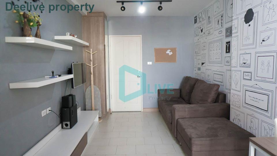 DL003039 Condo for rent, Supalai City Resort Ratchada - Huai Khwang near MRT ห้วยขวาง, ready to move in, call urgently 0656133286 LineID @897iyzll