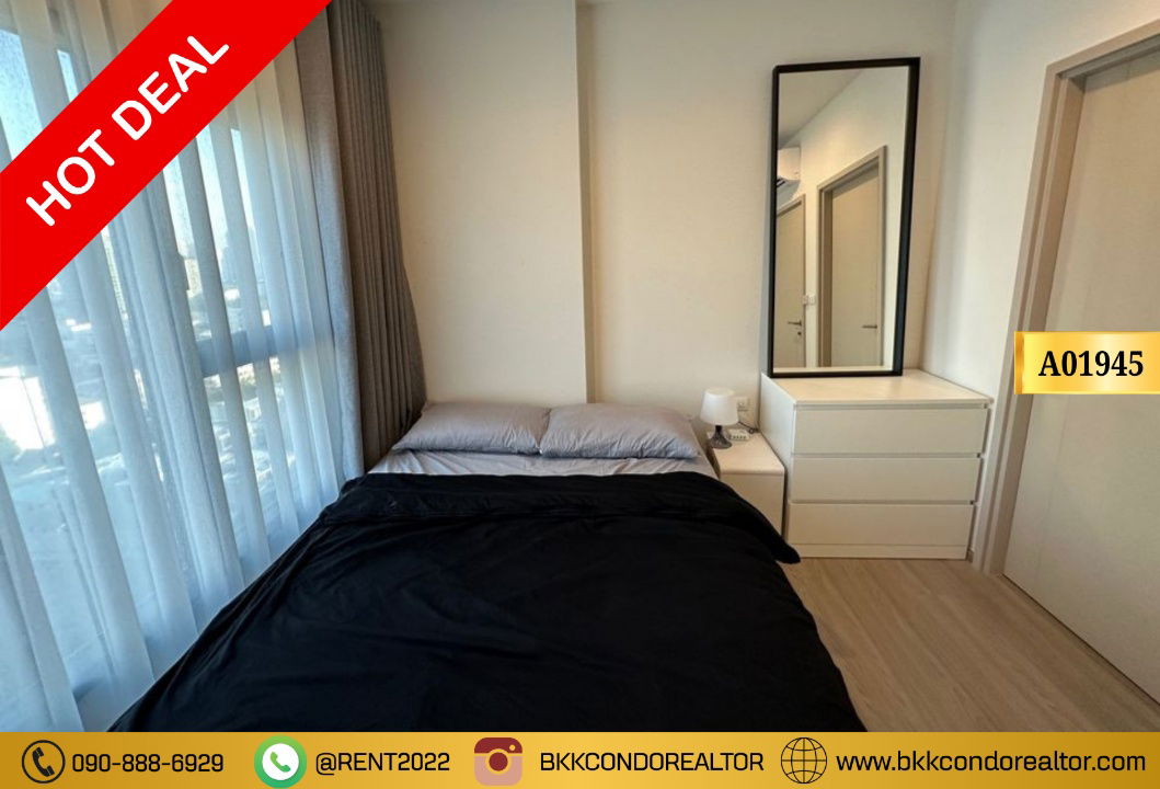 🍀🍀🍀BEST DEAL🤩 ให้เช่า📌THE BASE เพชรบุรี-ทองหล่อ (Line:@rent2022) ห้องสวย ราคาดี พร้อมเข้าอยู่!!✨A01945