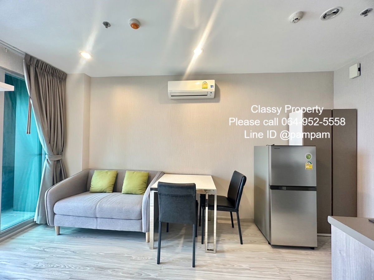 ***ကွန်ဒိုငှားရန်ရှိသည် : Ideo Mobi Bangsue Interchange 1 Bedroom ကောင်းသော အလှဆင်မြင့်လွှာ MRT အနီး ပရိဘောဂအပြည့်အစုံ+ အဝတ်လျှော်စက် ***