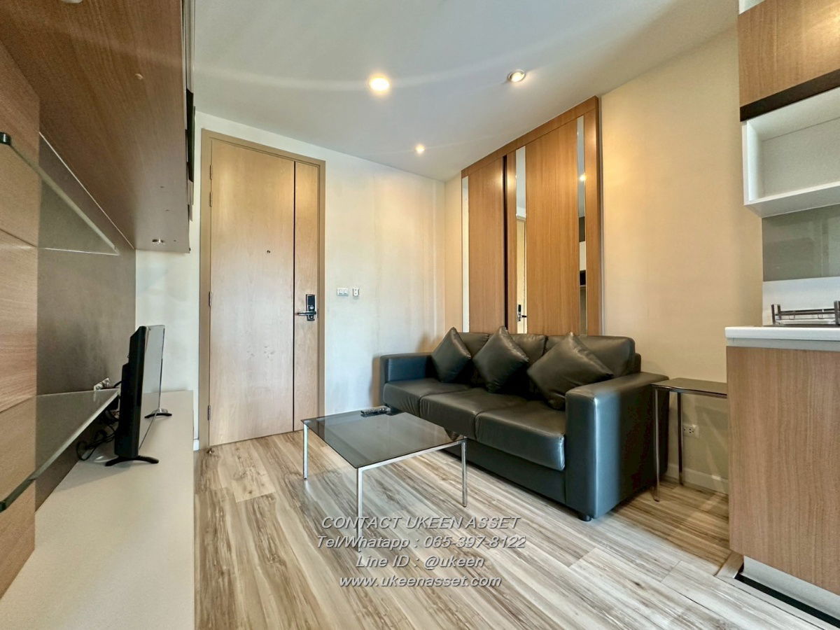 UK01-265 UK01-265 Urgent for rent!! Plus Condo Sriracha : 8,500 baht/month , solid partition room size 33 sq m.