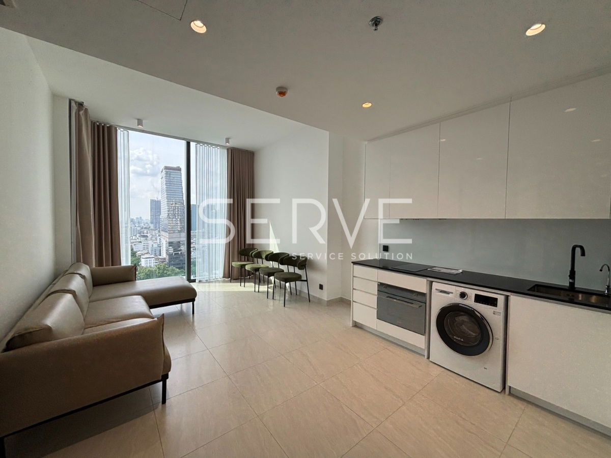 1 Bed Nice Room High Fl. 20+ Good Location Close to BTS Saint Louis 180 m. at Tait Sathorn 12 Condo / For Rent