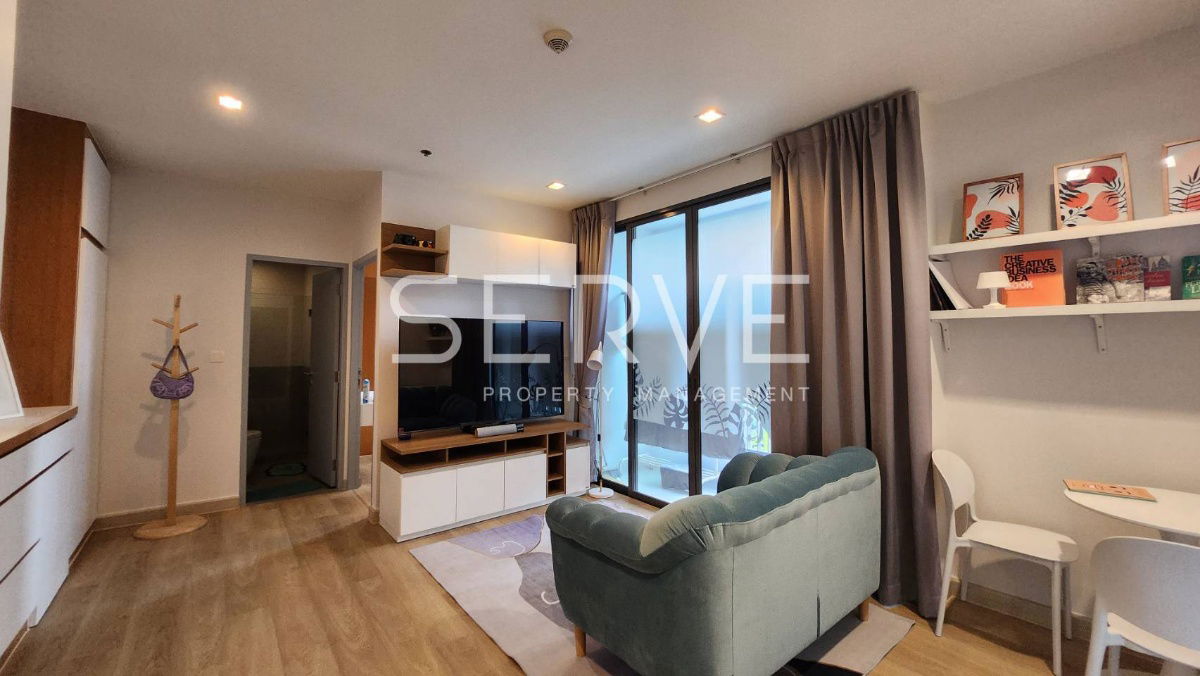 2 Beds 1 Bath Fully furnished Nice Room & Good Location Close to MRT Phra Ram 9   250 m. @ Ideo Mobi Rama 9
