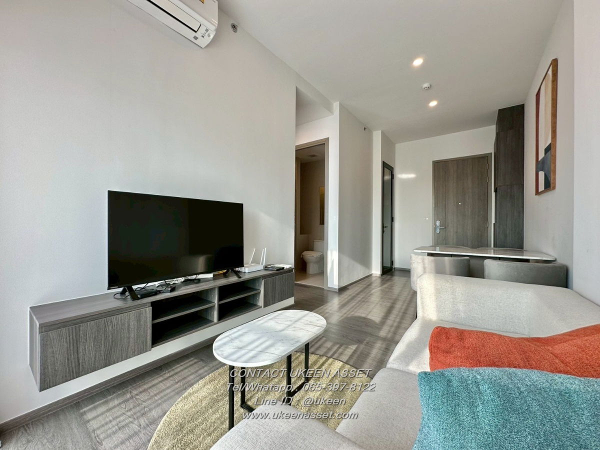 UK01-019 For rent Hampton Sriracha, the newest condo, luxury condo in the heart of Sriracha, 2 bedrooms, 57 sq m. | Only 43,000 baht/month | Free WiFi