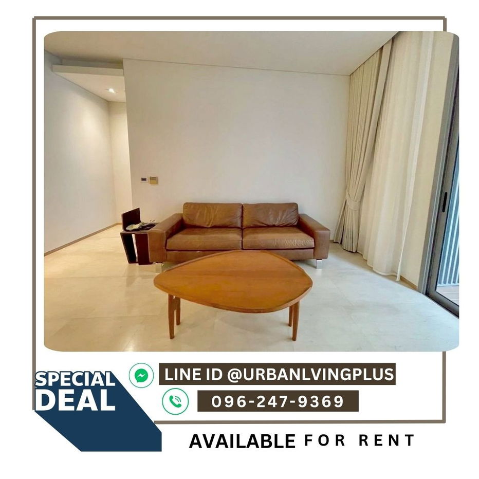 ( U20250612400 ) Tel/Line 096-2479369 , FOR RENT SALADAENG RESIDENCES 2 bedrooms, 2 bathrooms, 104 Sq.M., New room, furnished, Special Deal!!
