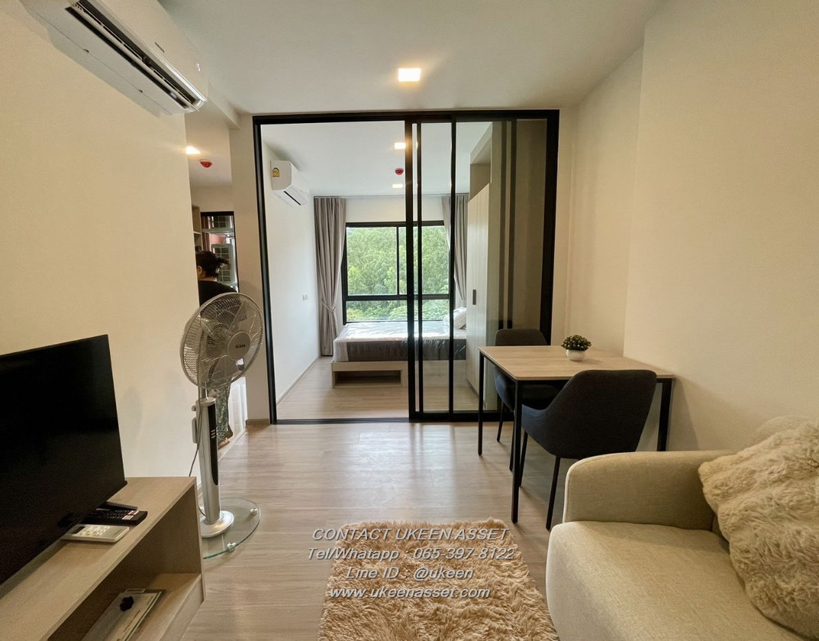 UK01-055For rent, Dcondo Vale Sriracha 1Bed 25 Sq.m. price 7,500 baht,New condo, washing machine included