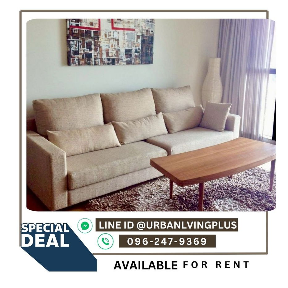 ( U20250612200 ) Tel/Line 096-2479369 !! FOR RENT The Met Sathorn Condo, 2 bedrooms, 2 bathrooms 93 Sq.M. , High Floor