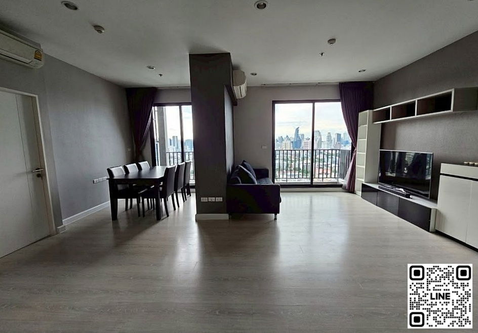 📲Line ID @556ryccg 🏢3 Bedroom 96 sqm Floor24 Niche Pride Thonglor-Phetchaburi Fully furnished near Bangkok Hospital