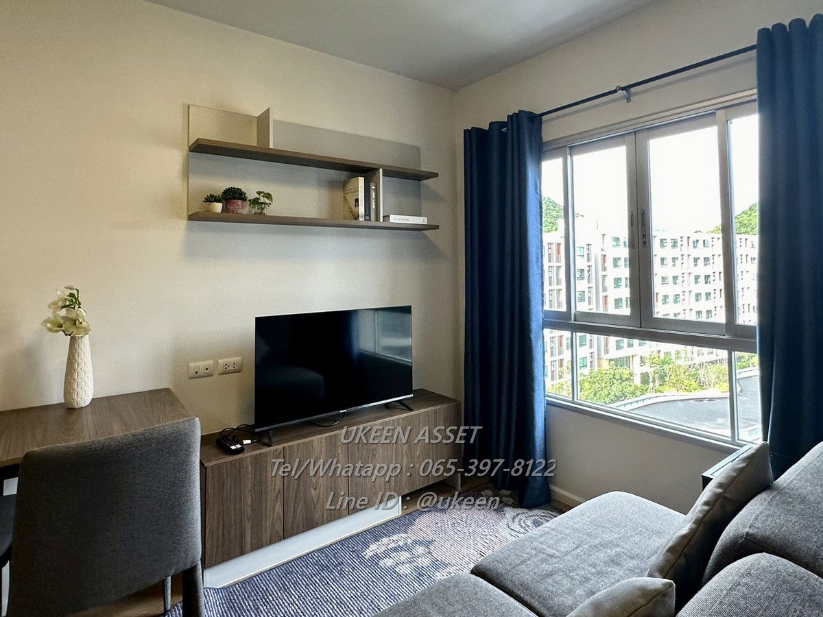 UK01-041 For rent, D Condo Bliss Sriracha, Kasetsart University Sriracha* Studio 25 sq m., 7th floor | 7,000 baht/month, near Industrial Estate*