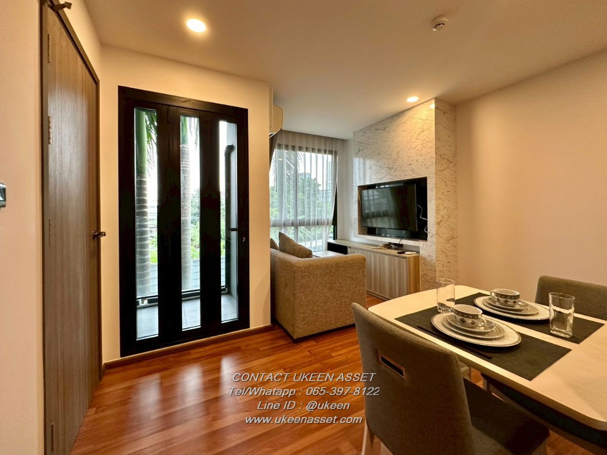 UK01-259 Condo for rent Stasia Residences Sriracha 1 bedroom, size 35 sq m., price 7,500 baht/month, Pha Daeng area, Sriracha, 1st-4th floor