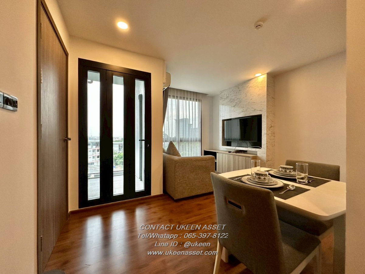 UK01-260 For rent Stasia Residences Sriracha : 1 bed 35sq m. 8,500 baht/month, beautiful room, sea view, Pha Daeng area, Sriracha