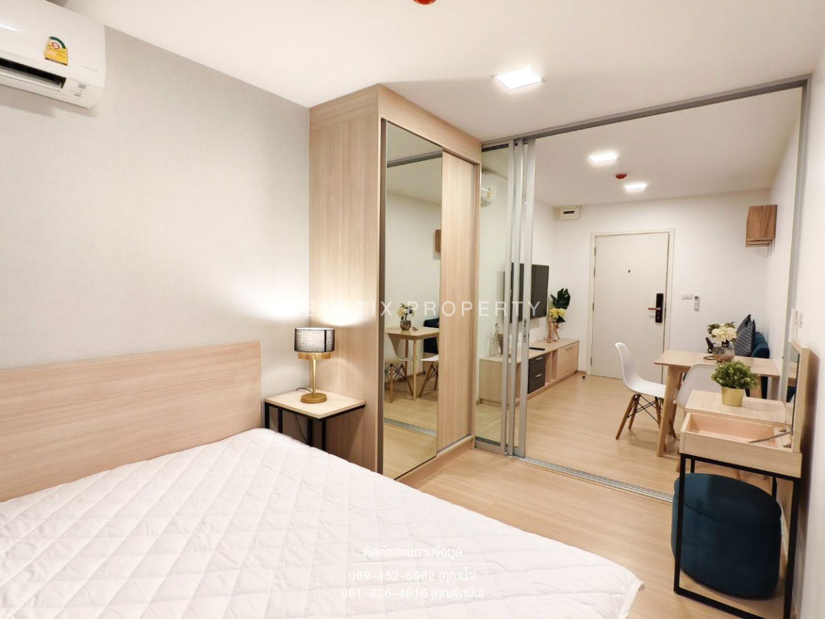 Condo for rent, Plum Alive 1 26.80 sqm. Fully furnished 9,000 THB / month