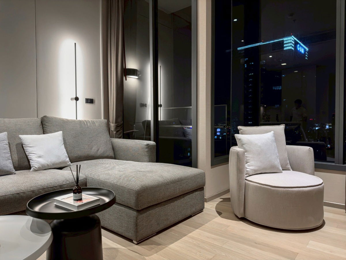 Condo for Rent: The Esse Asoke 📍high  Floor | 45 sq.m.