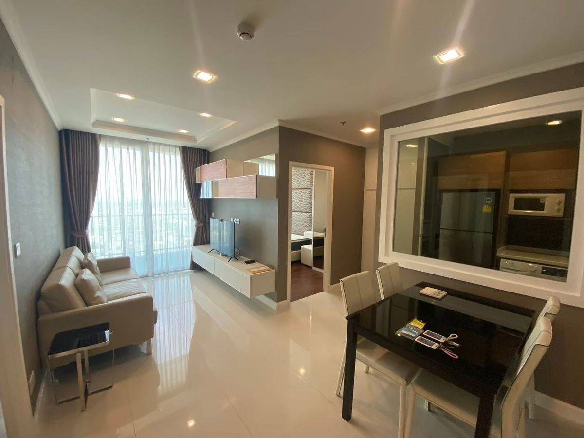 For Rent 2 Bedroom (Corner) Condo The Metropolis Samrong Interchange, next to BTS Samrong 0 meters