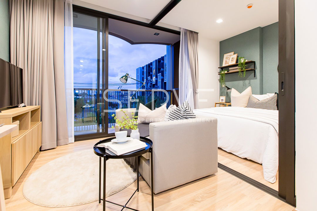 Nice Room Studio with Partition 36.33 sq.m. Good Location Shuttle bus to BTS On Nut 1.1. km. at KAWA HAUS Condo / For Rent