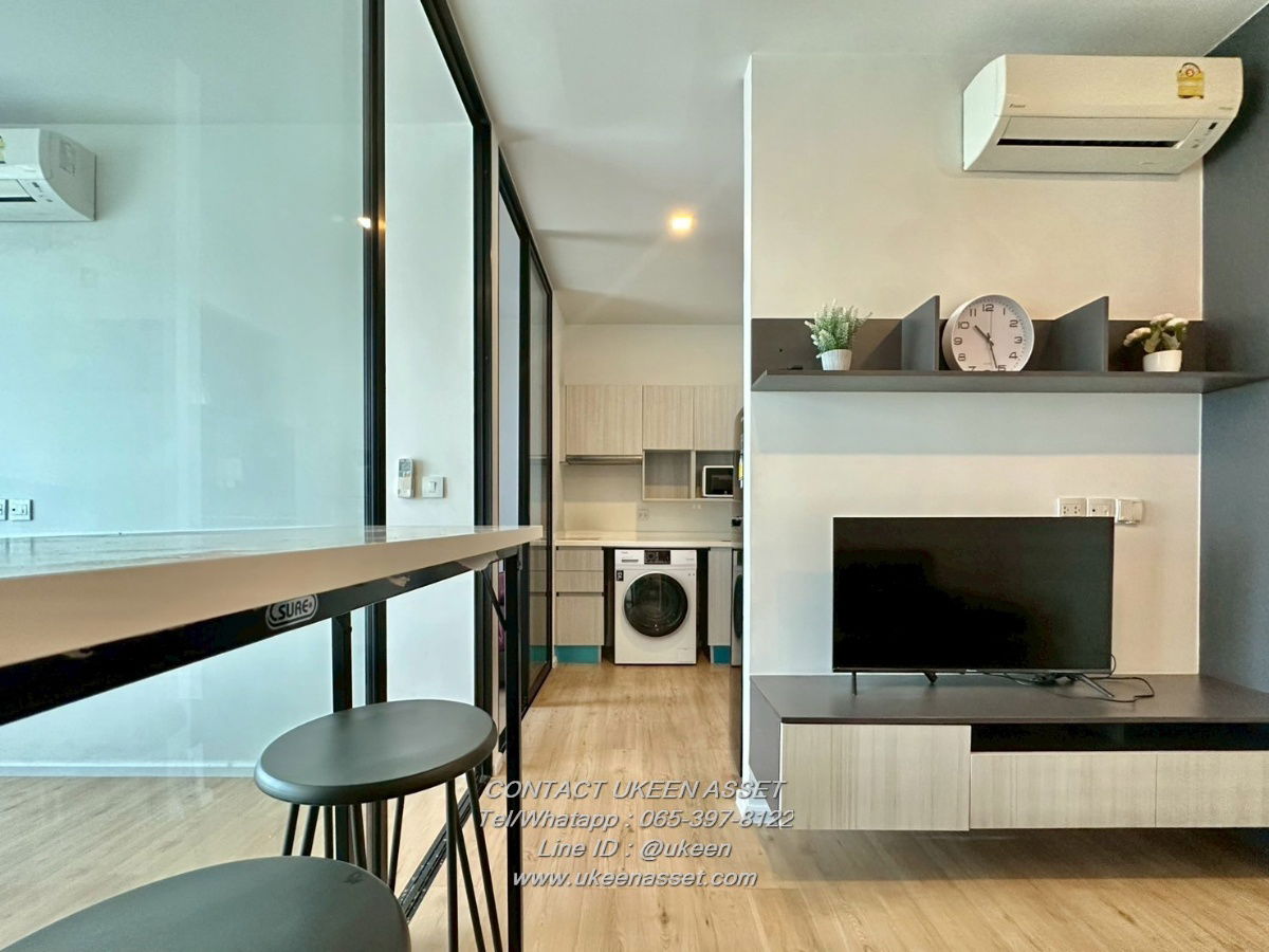 UK01-226For rent Notting Hill Sriracha : 2 bedrooms, 34 Sq m.| Price 12,000 baht/month, size: 34 sq m.