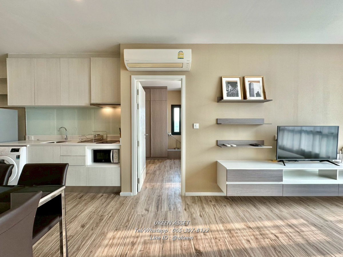 UK01-212 出租公寓 KnightsBridge the Ocean Sriracha ： 2 间卧室，2 间浴室，面积 57 平方米，18,000 泰铢/月（1 年合同）