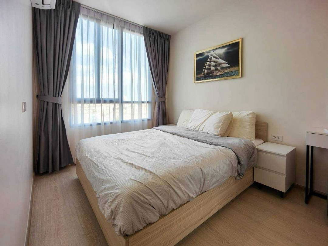 P992 Condo for rent Nue Noble Ratchada-Lat Phrao, next to MRT Ladprao, 2 bedrooms, very beautiful room, fully furnished, ready to move in.