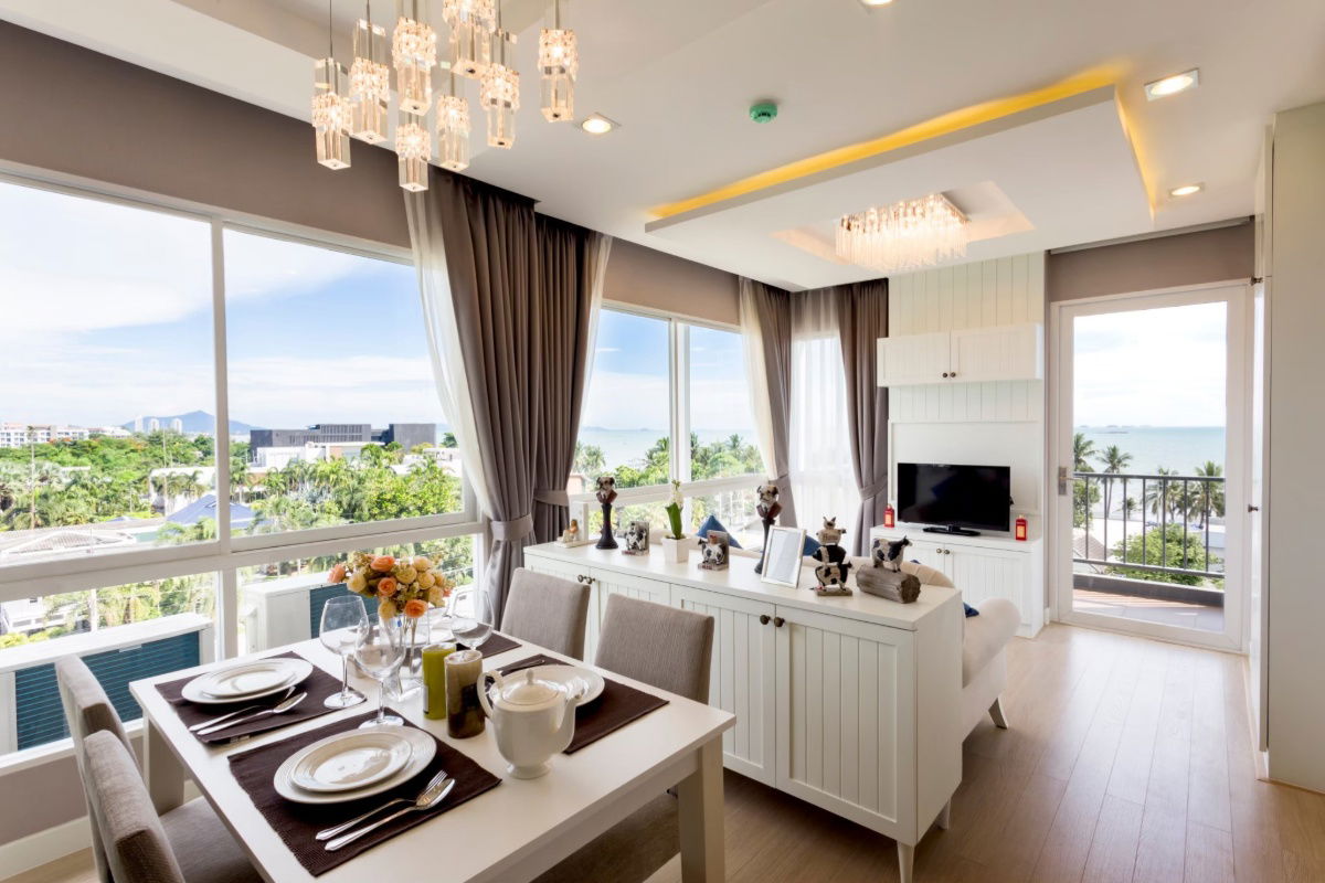 UK01-193 For rent The Patio Bang Saen : 2 bedrooms, 2 bathrooms, 73 sq m. | 35,000 THB (1 year contract) / 40,000 THB (6 months contract)