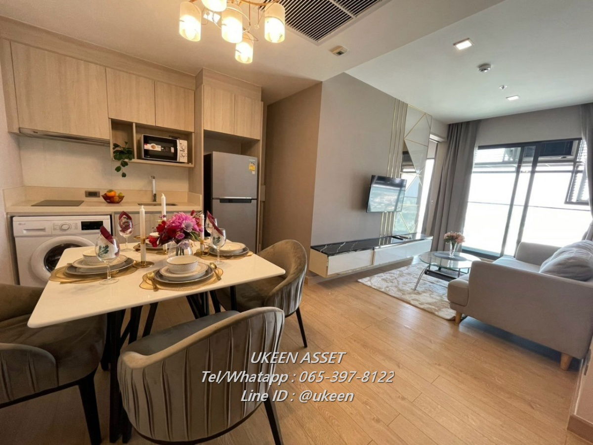 UK01-192 Condo for rent Infinity One Chonburi: 2 bedrooms, 20,000 baht discount, 62 sqm., 29 floor | Next to Central Chonburi, walk only 5 minutes