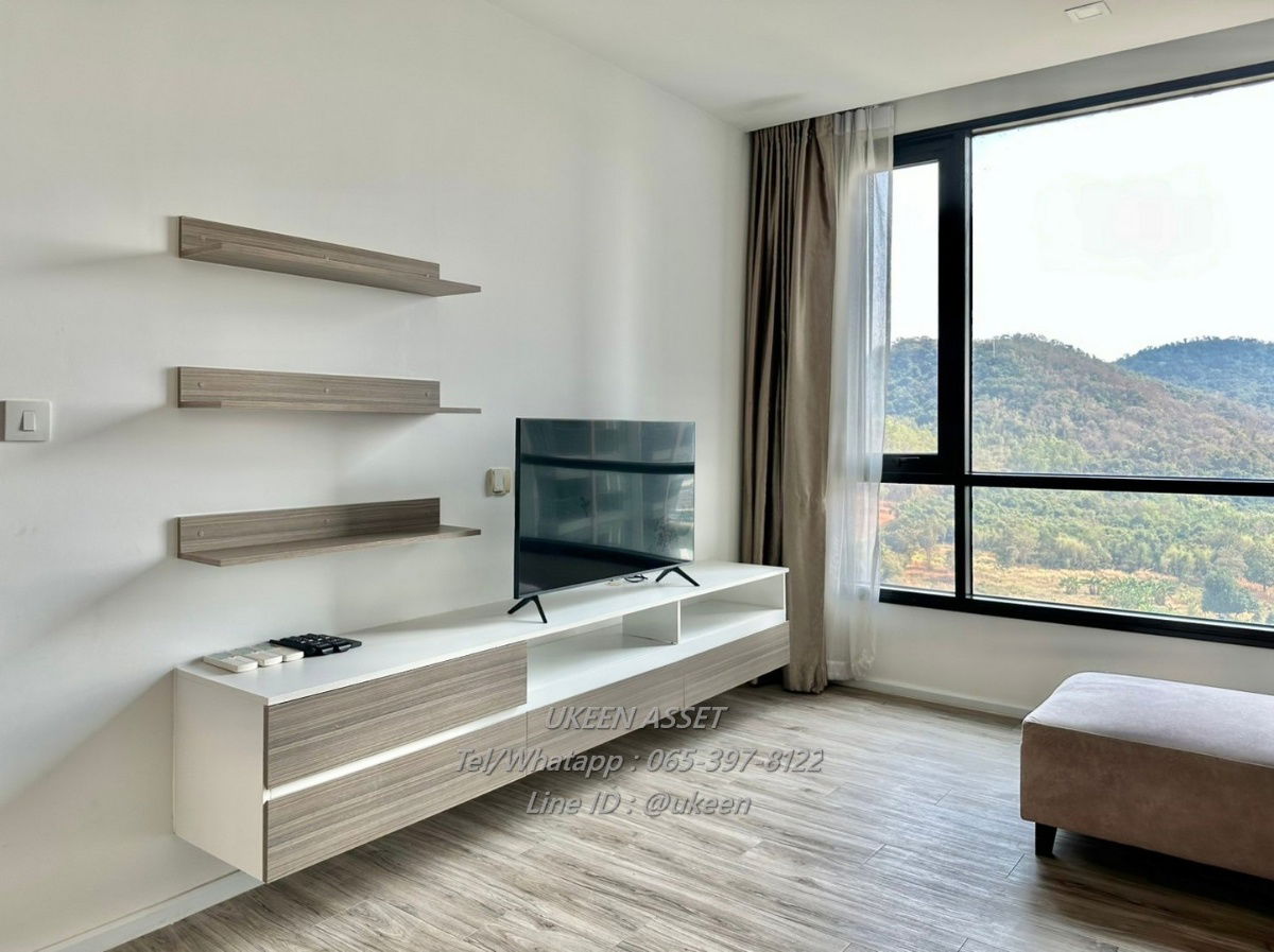 UK01-168 Condo for rent, Knightsbridge The Ocean Sriracha, 2 bedrooms, 2 bathrooms, size 57 sq m., 18,000 baht/month (1 year contract)