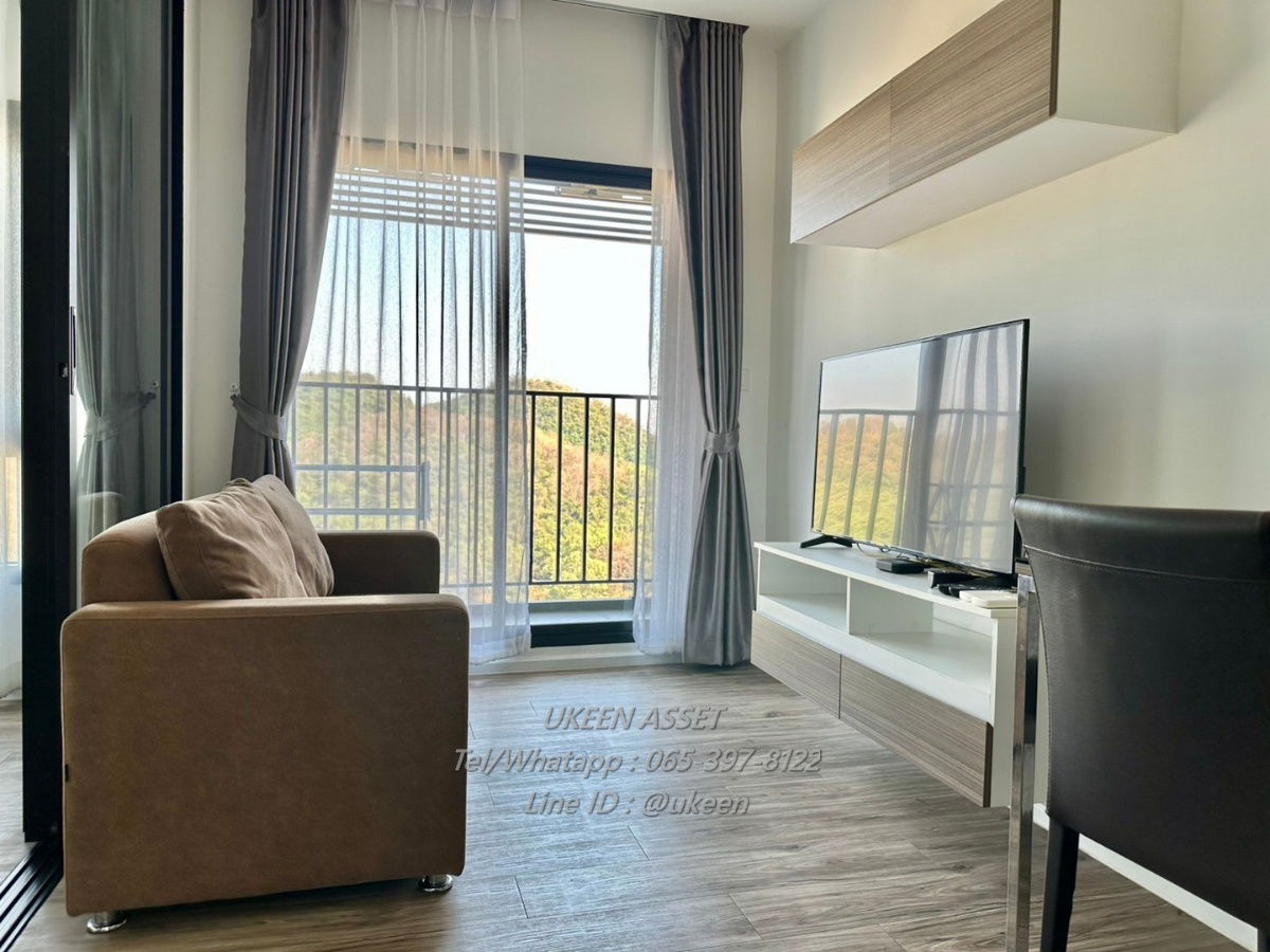 UK01-171 เช่าคอนโด Knightsbridge The Ocean Sriracha : 10,000 บาท/เดือน 1 ห้องนอน 1 ห้องน้ำ 35 ตรม. วิวภูเขา