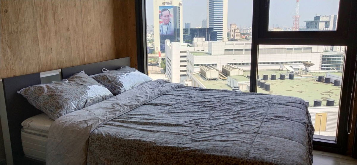 P1004 Condo for rent The Line Jatujak-Mochit, near BTS, beautiful room, fully furnished, ready to move in.