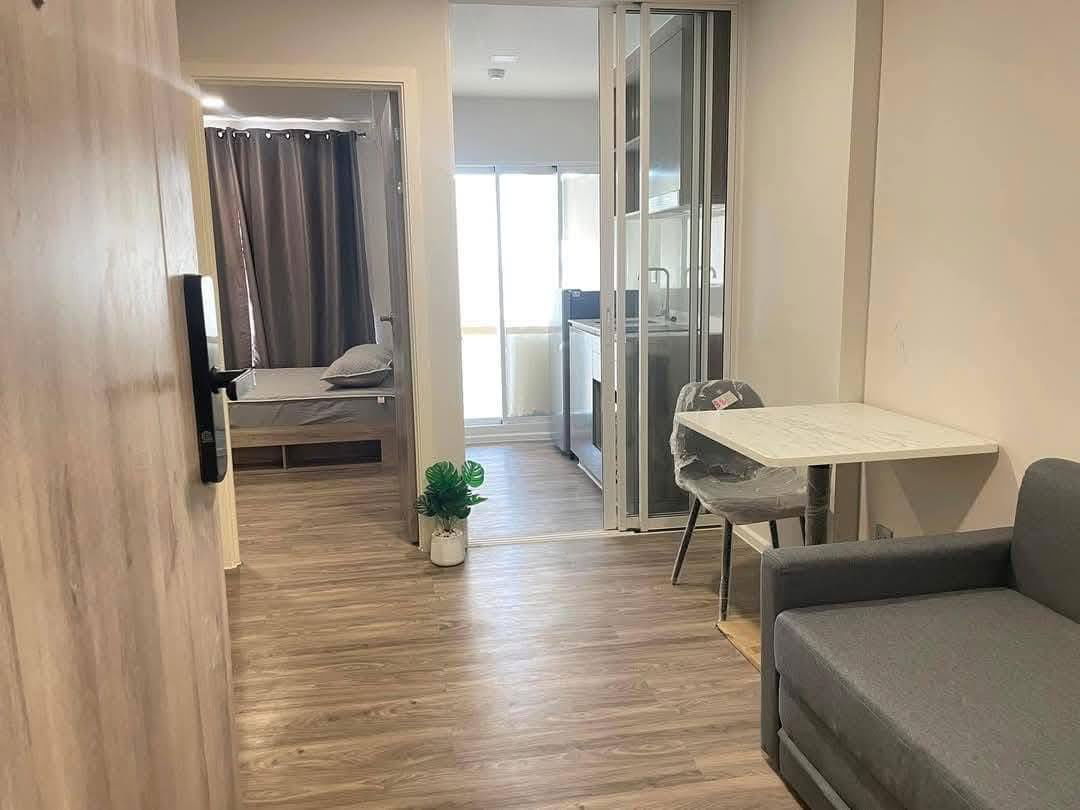 UK01-161 Condo for rent Atmoz Serene Sriracha : 1 bedroom 28 sq m. large corner room 8,000 baht/month 8th floor. Building B |On Sukhumvit Road