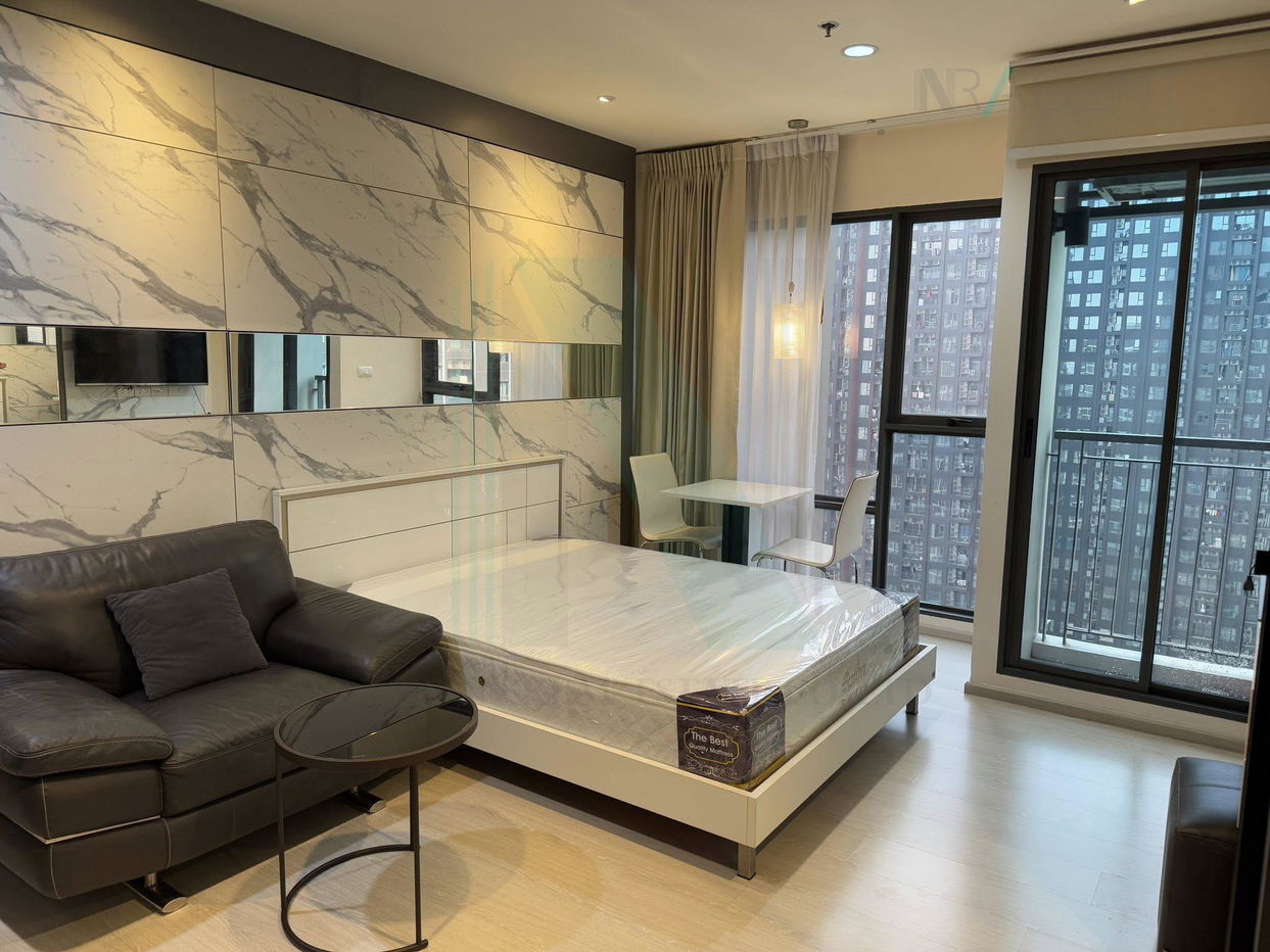 For Rent Condo RHYTHM ASOKE Building 1, Floor 30,Studio, Room size 22.00 sqm