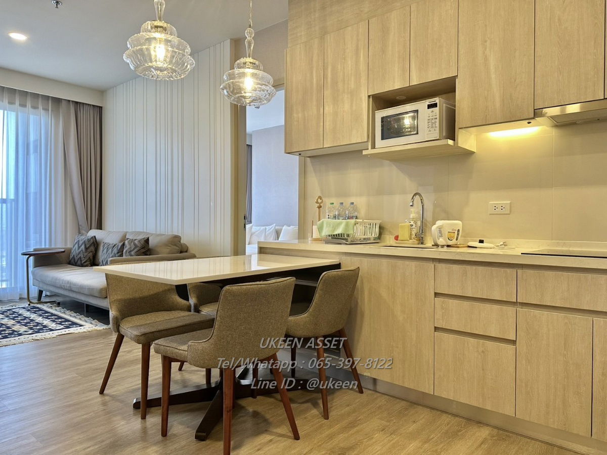 UK01-154 For rent Keen Sriracha: 2 Bedroom 62 sq m. 32nd floor sea view beautiful room **Free cleaning maid 2 times a week**