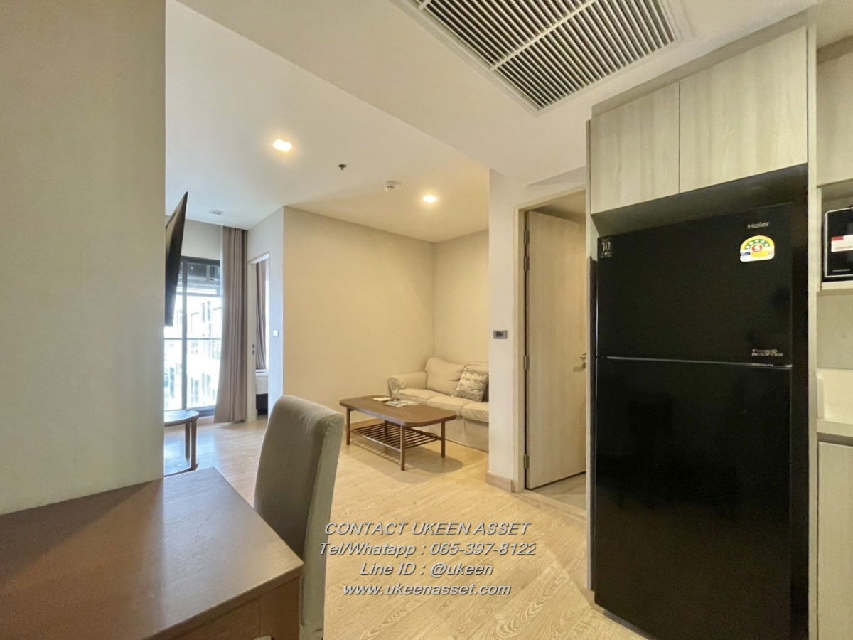 UK01-135 Condo for rent Infinity One Chonburi : 2 bedrooms 50 sq m.| 30 floor | Only 18,000 baht/month, next to Central Chonburi, walk only 3 minutes.