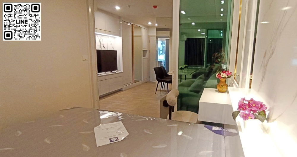 📲线路 ID @556ryccg 🚄28 平方米 1 卧室 Floor15 Regent Home Bangna, Sanphawut road 家具齐全，靠近 BTS BangNa、BangNa Expressway、Bitec