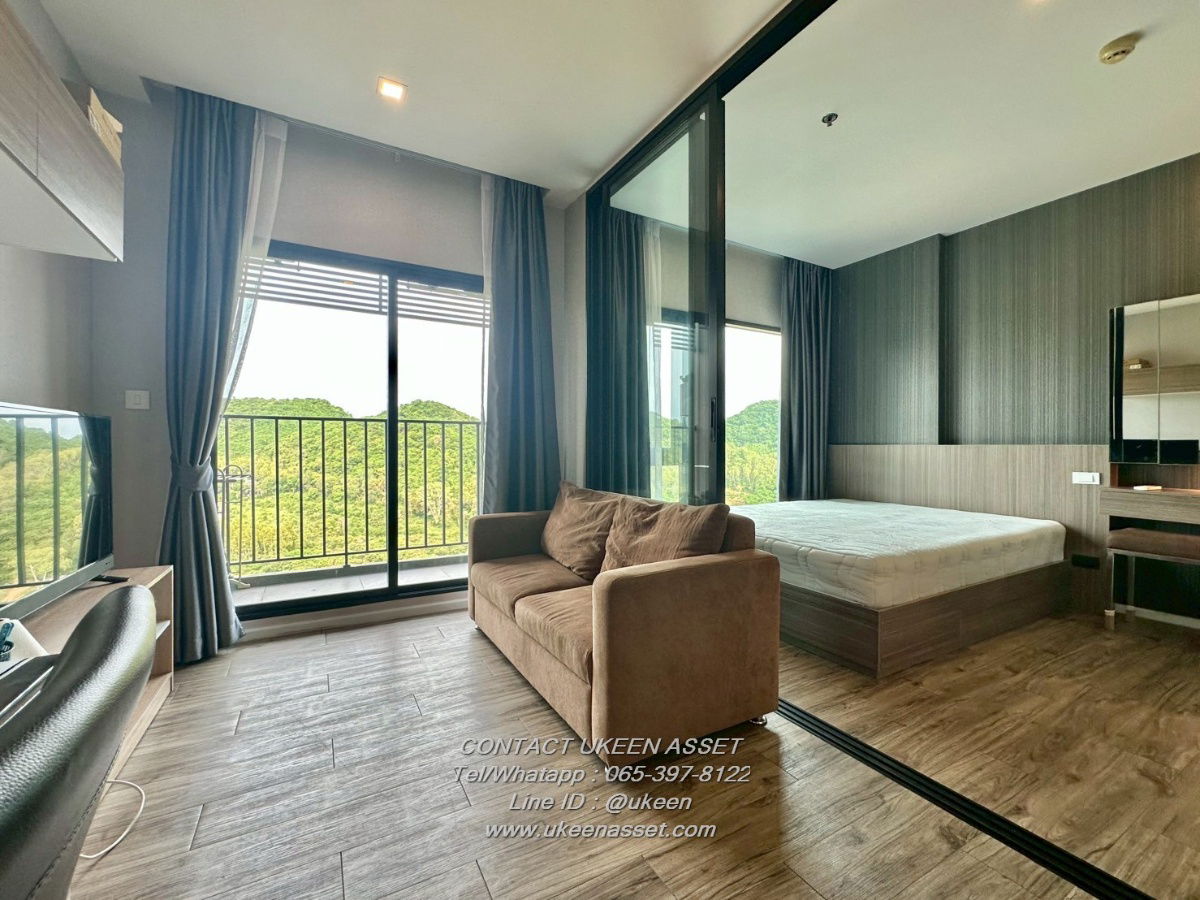 UK01-109 Condo for rent, Knightsbridge The Ocean Sriracha: 1 bedroom, 1 bathroom, 35 sq m. | Price only 10,000 baht/month