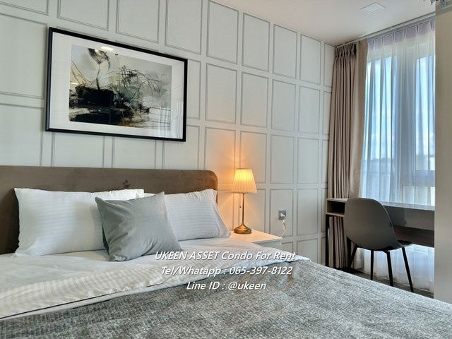 UK01-118 Condo Atmoz Serene Sriracha opposite Kasetsart University Sriracha: 1 bedroom, 25 sq m., rent only 7,500 baht/month.
