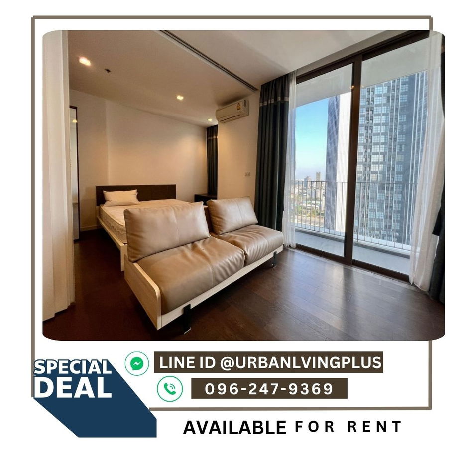 ( U20230809200 ) Tel/Line 096-2479369 , FOR RENT Nara 9 Condo , 1 bedroom, 1 bathroom , fully furnished, ready to move in