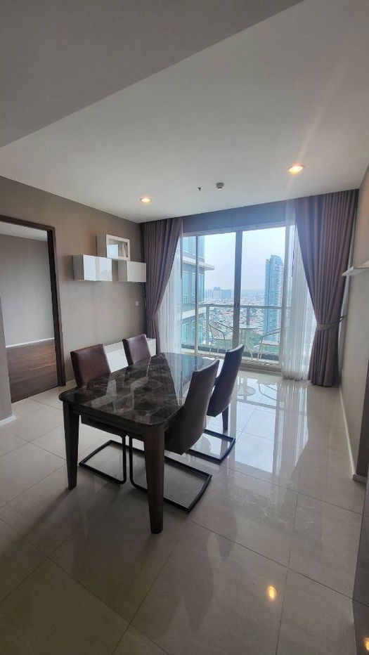 Condo for rent, Maenam Residence, 78 sq m., parking for 2 cars, river view.