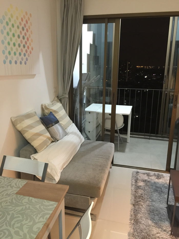 📲Line ID @556ryccg 🚄30 sqm 1 Bedroom Floor 18 IDEO Mix Sukhumvit103 Fully furnished near BTS Udomsuk