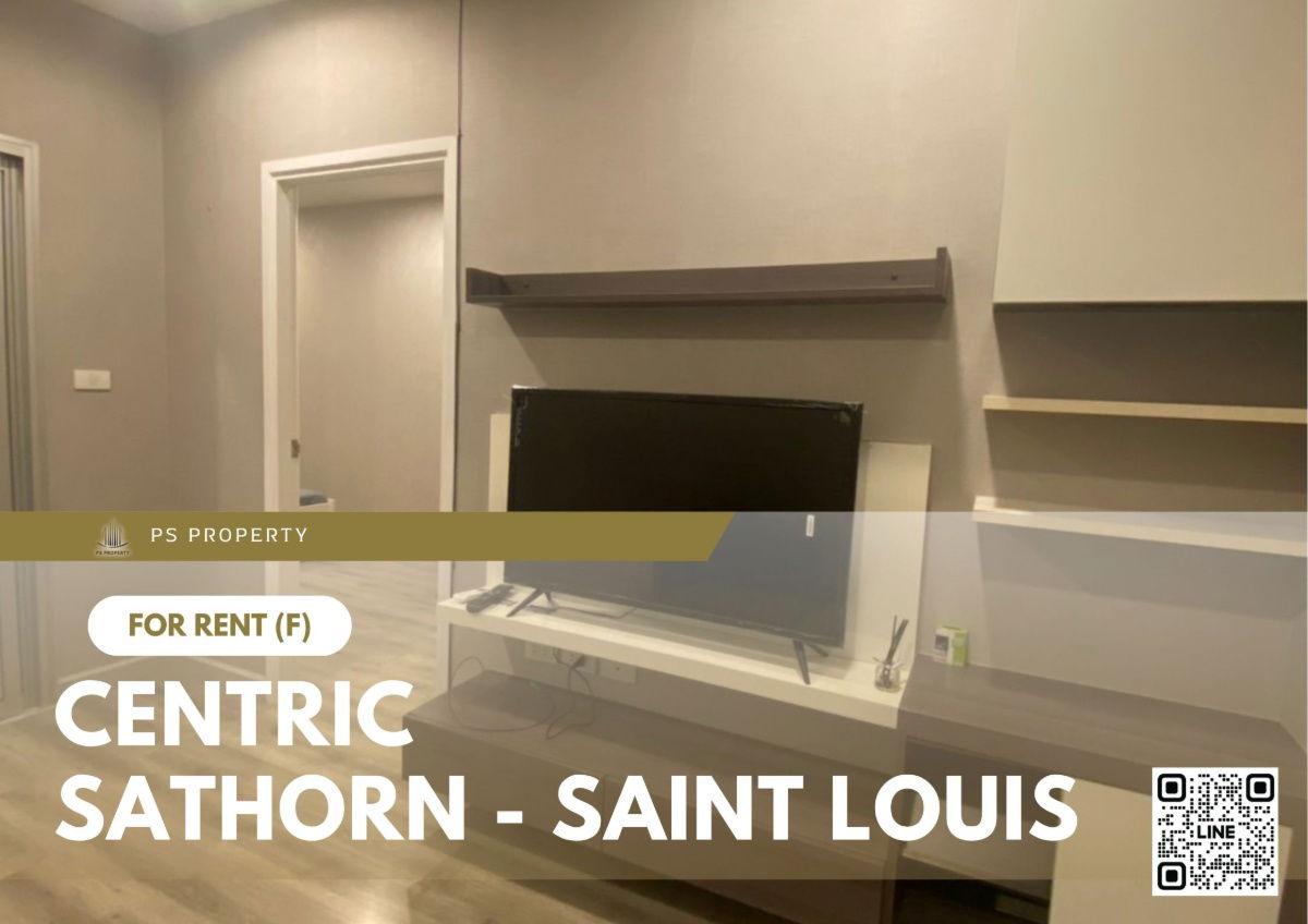 For rent 📍 Centric sathorn st.louis 📍 near BTS Saint Louis 200 meters, in the heart of Sathorn, complete with electrical appliances