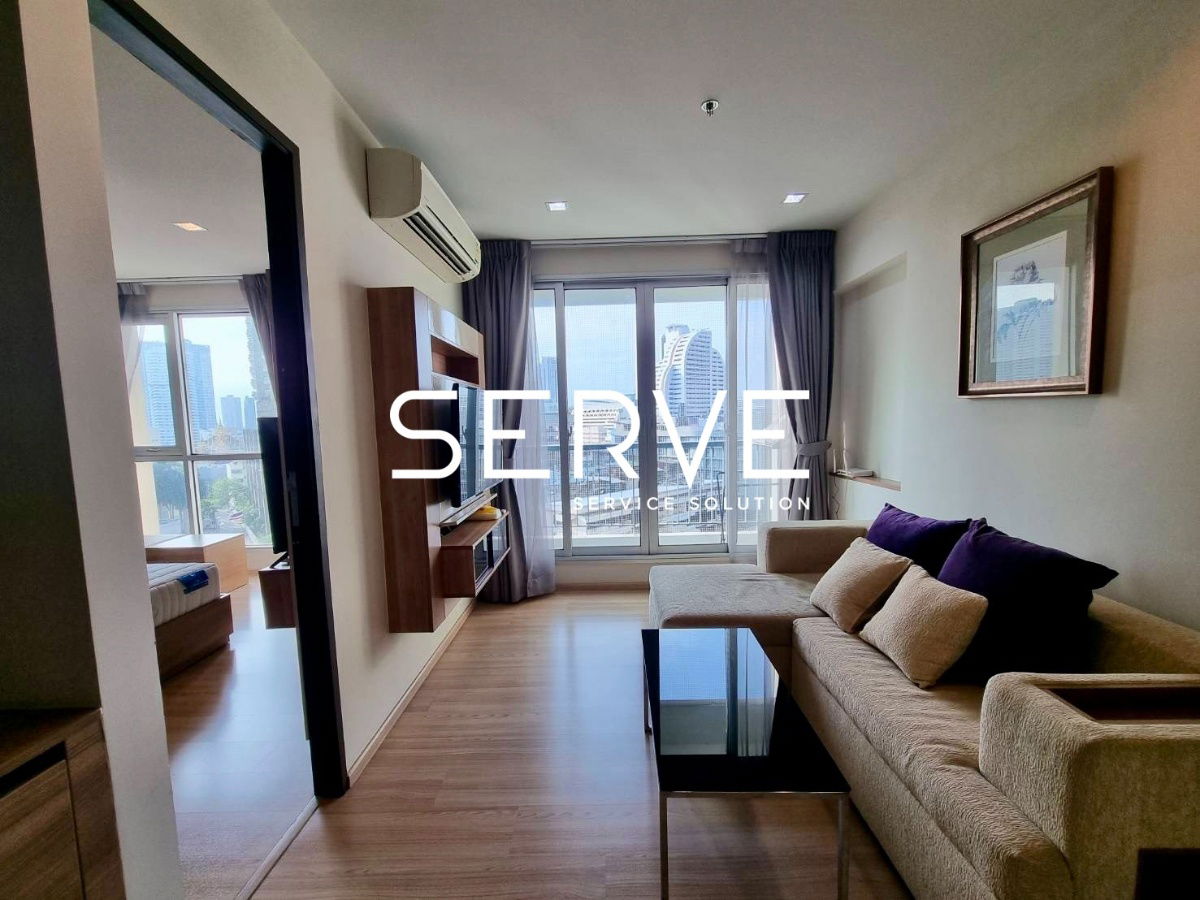🔥24K🔥 - Nice Room 1 Bed with Bathtub 44.5 sq.m. Good Location Close to BTS Saphan Taksin 340 m. at Rhythm Sathorn Condo / For Rent