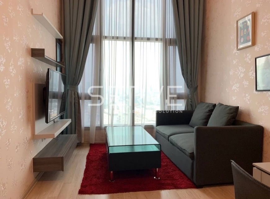 复式大房间高层设施齐全良好位置公寓靠近MRT Huai Khwang车站100米@Centric Ratchada - Huai Khwang