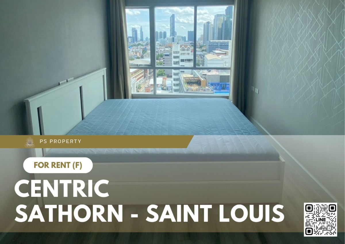 For rent 📍 Centric sathorn st.louis 📍 near BTS Saint Louis 200 meters, in the heart of Sathorn, complete with electrical appliances